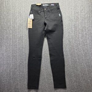 Silver Jeans Aiko Mid Super Skinny Jeans Womens 27x31 Black Stretch Fluid Denim